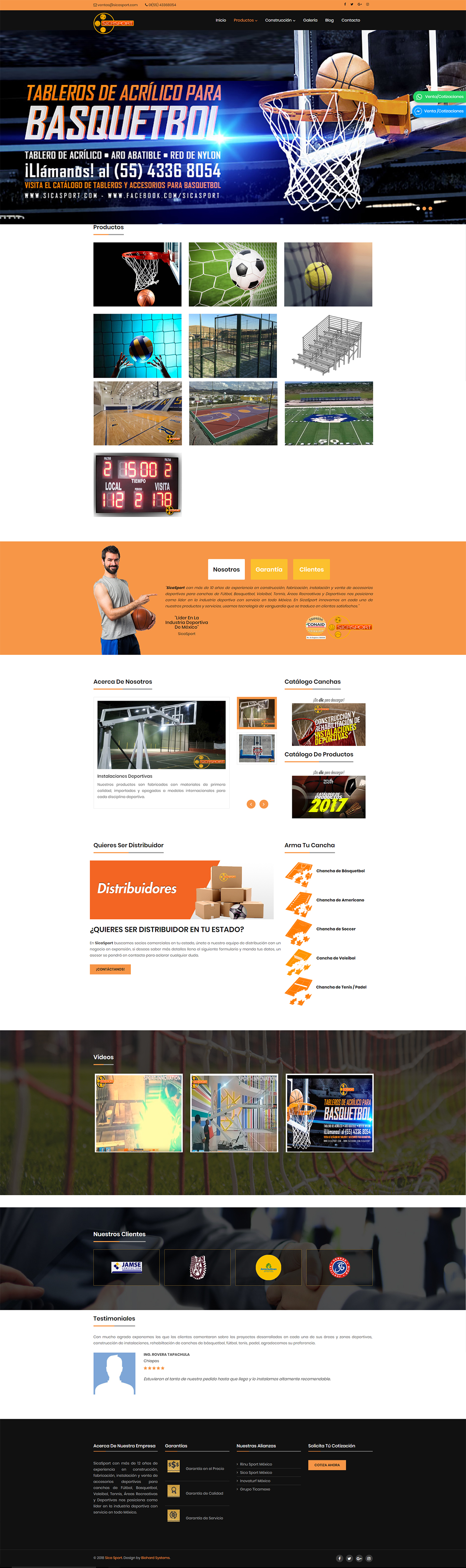 Sitio web Sicasport